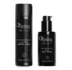 Cleansing and moisturizing facial treatment for men